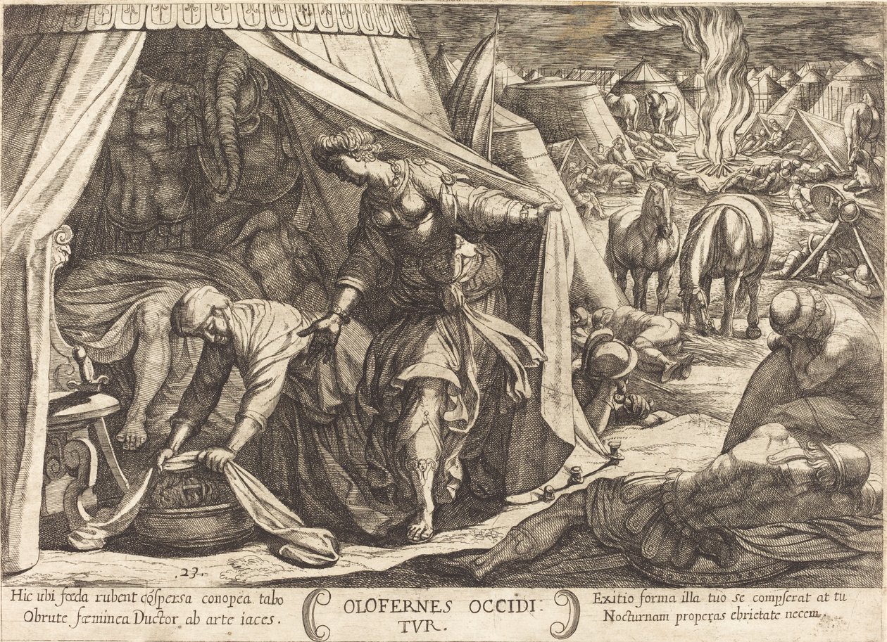 Judith ve Holofernes by Antonio Tempesta