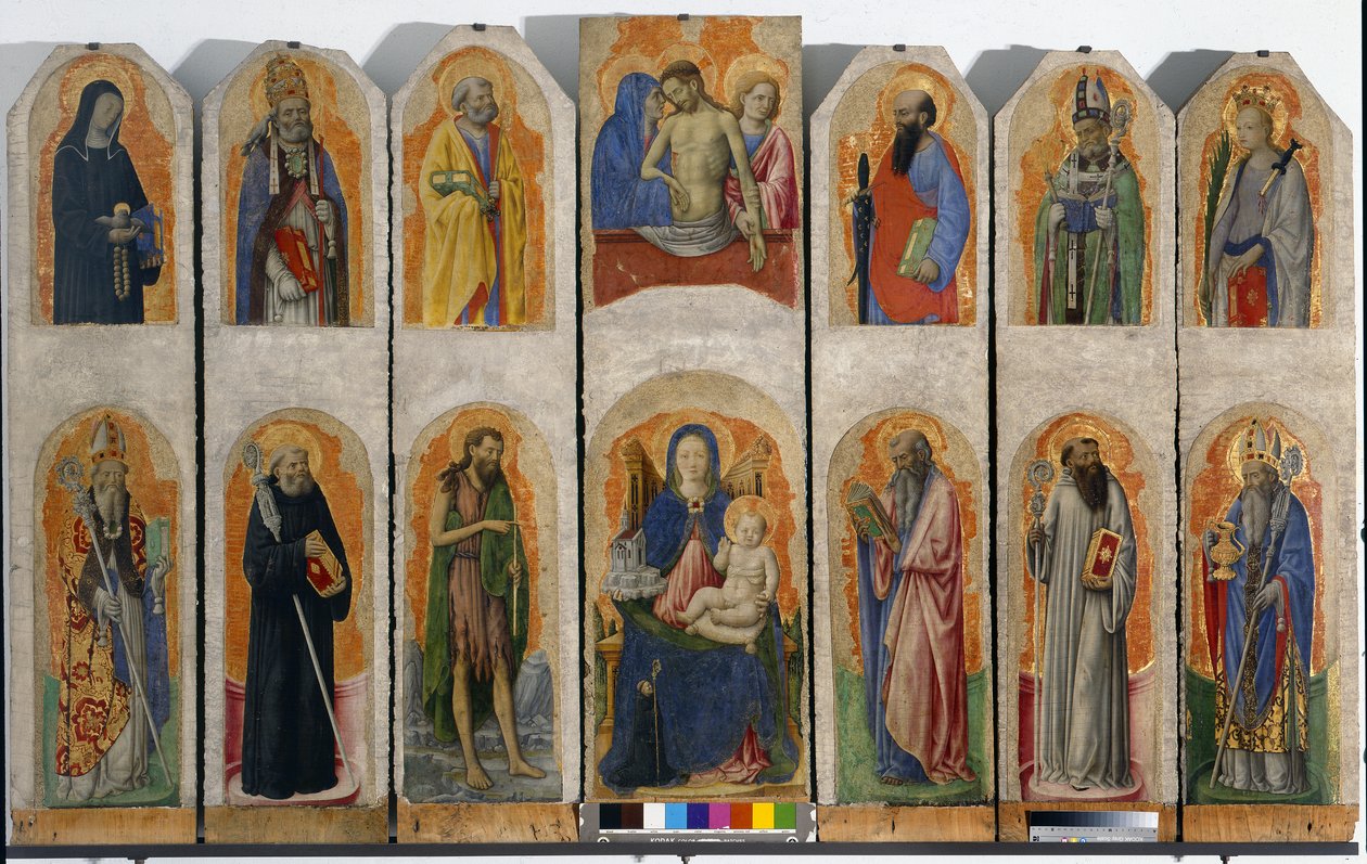 Praglia Polyptych, c.1448 by Antonio Vivarini