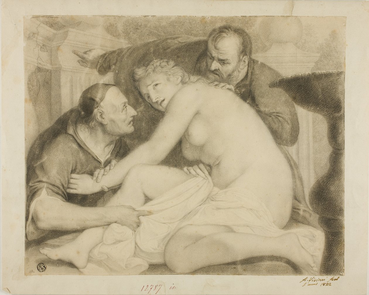 Susanna ve Yaşlılar by Antonio Viviani