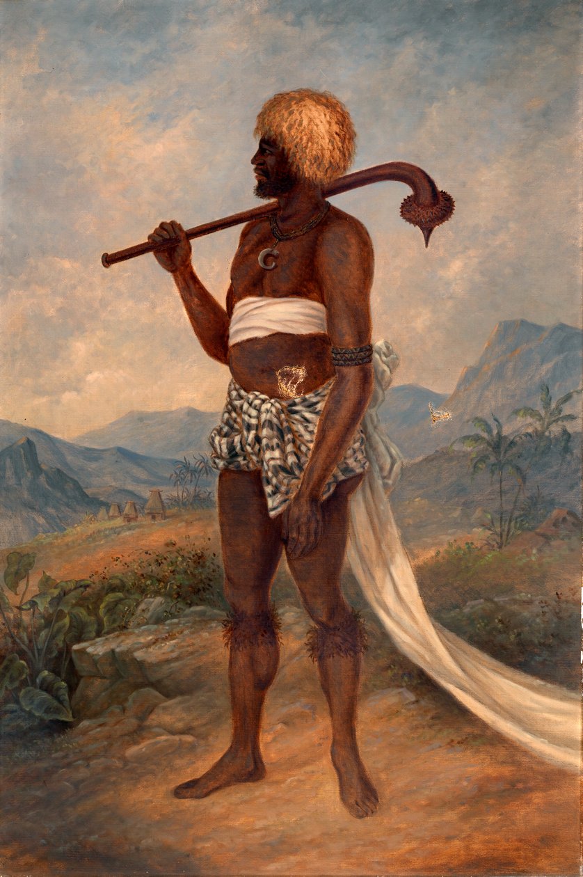 Fiji Adamı, yaklaşık 1893. by Antonio Zeno Shindler