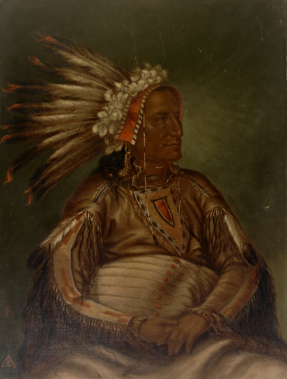 Fighting Kill Red Plume, yak. 1887. by Antonio Zeno Shindler