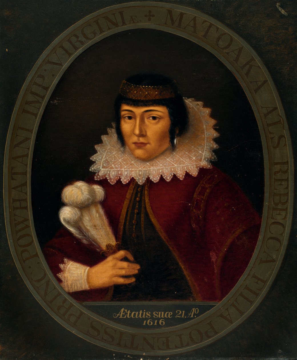 Pocahontas ca. 1890. by Antonio Zeno Shindler