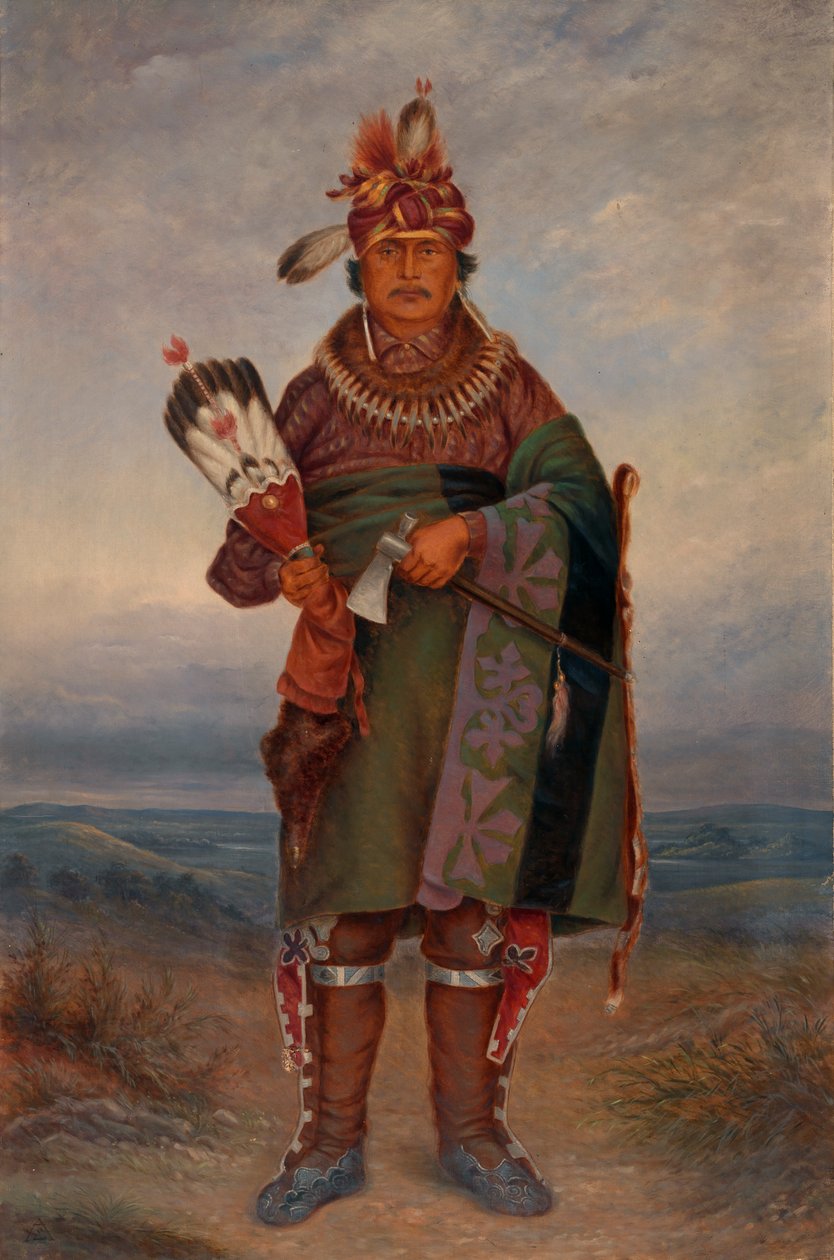 Sac ve Fox Indian, yaklaşık. 1893. by Antonio Zeno Shindler