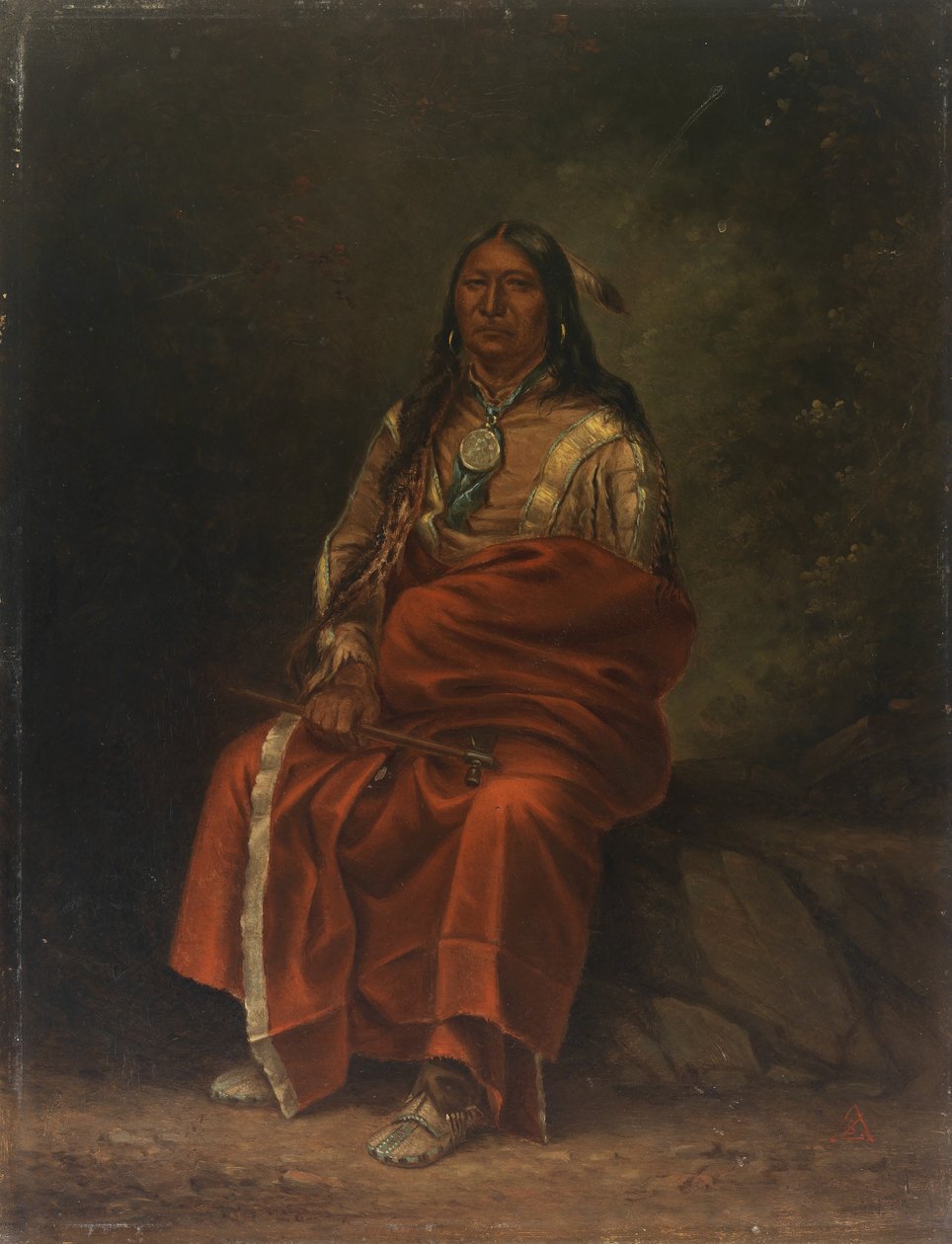 Benekli Kuyruk, ca. 1887. by Antonio Zeno Shindler