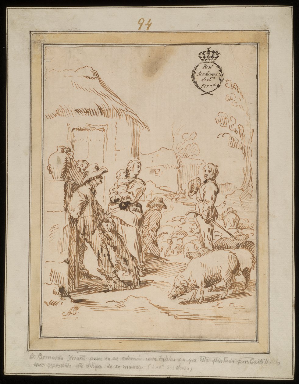 çoban sahnesi by Antonio del Castillo y Saavedra