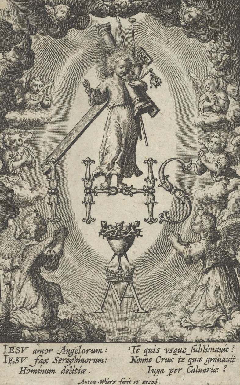 Kutsal Monogram. by Antonius Wierix
