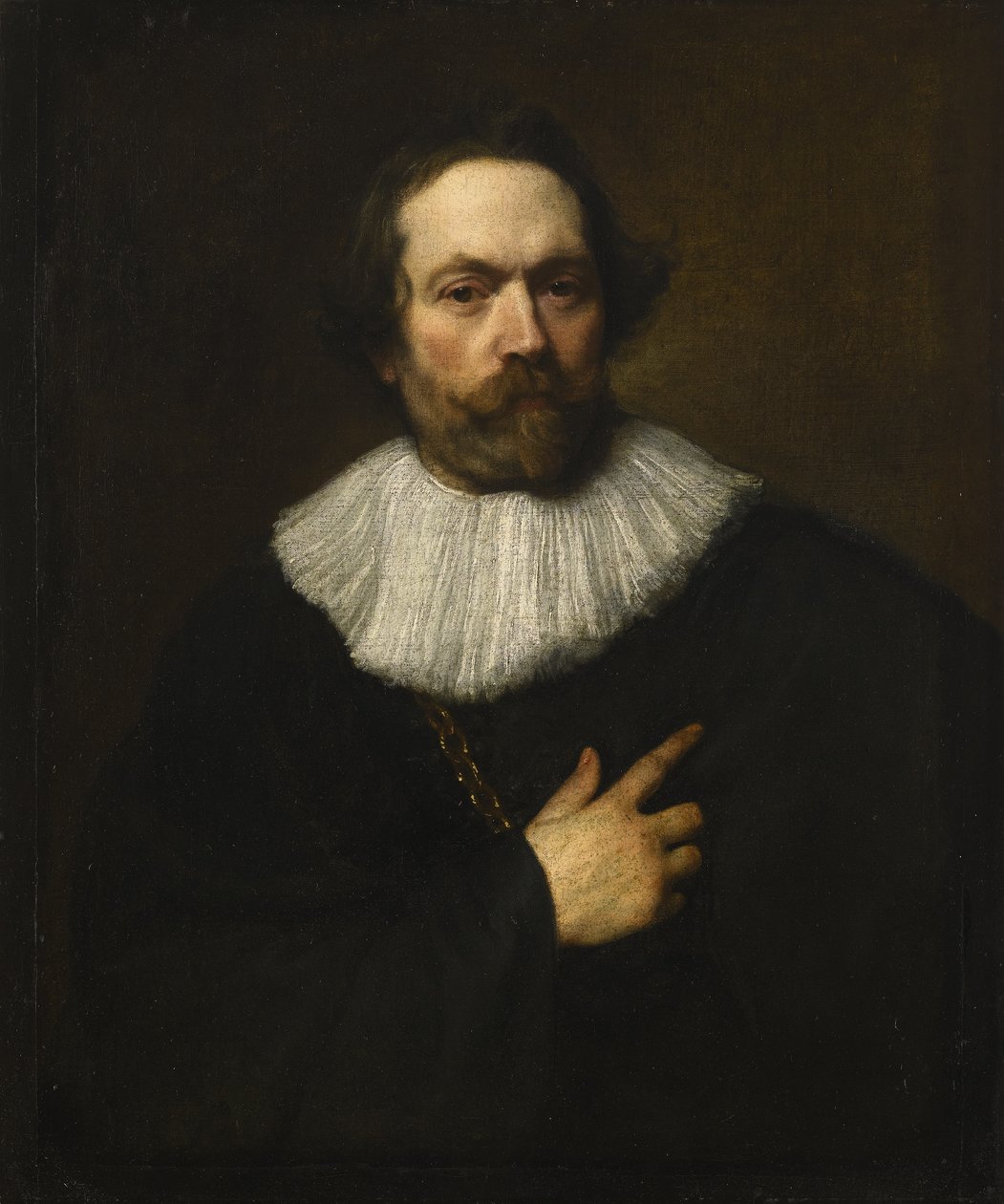 sakallı adam portresi by Anthony van Dyck