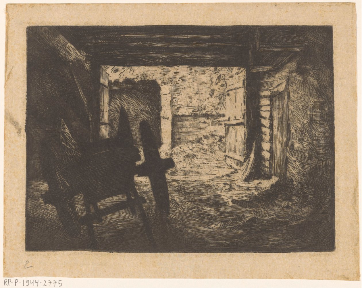 Sepeti ile çiftlik kulübesi by Antoon Derkinderen