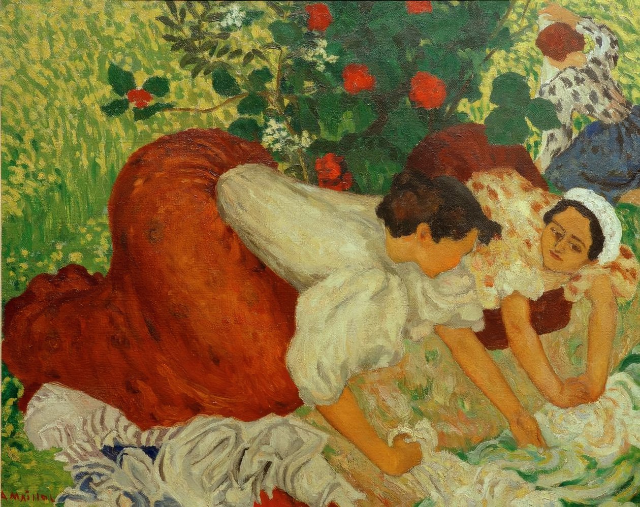 Aristide Maillol, Çamaşırcı Kadınlar by Aristide Maillol