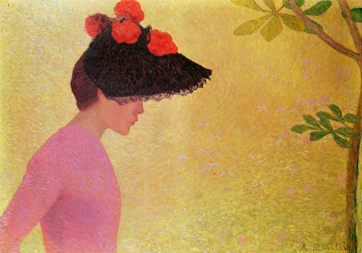 Genç Bir Kadının Profili, 1890 dolayları by Aristide Maillol