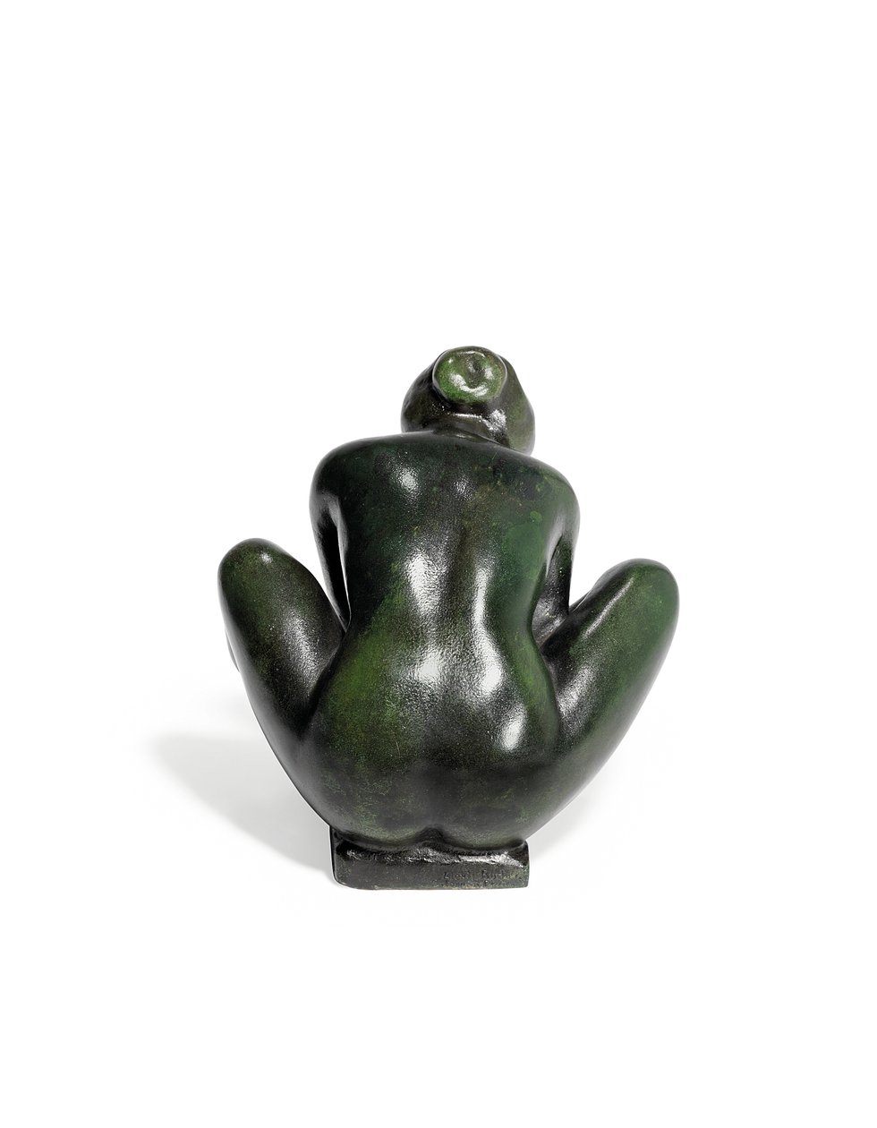 Bir Ayak Tutan Çömelmiş Kız by Aristide Maillol