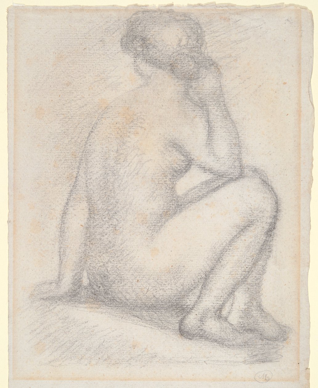 Kadın Çıplak, Oturmuş by Aristide Maillol