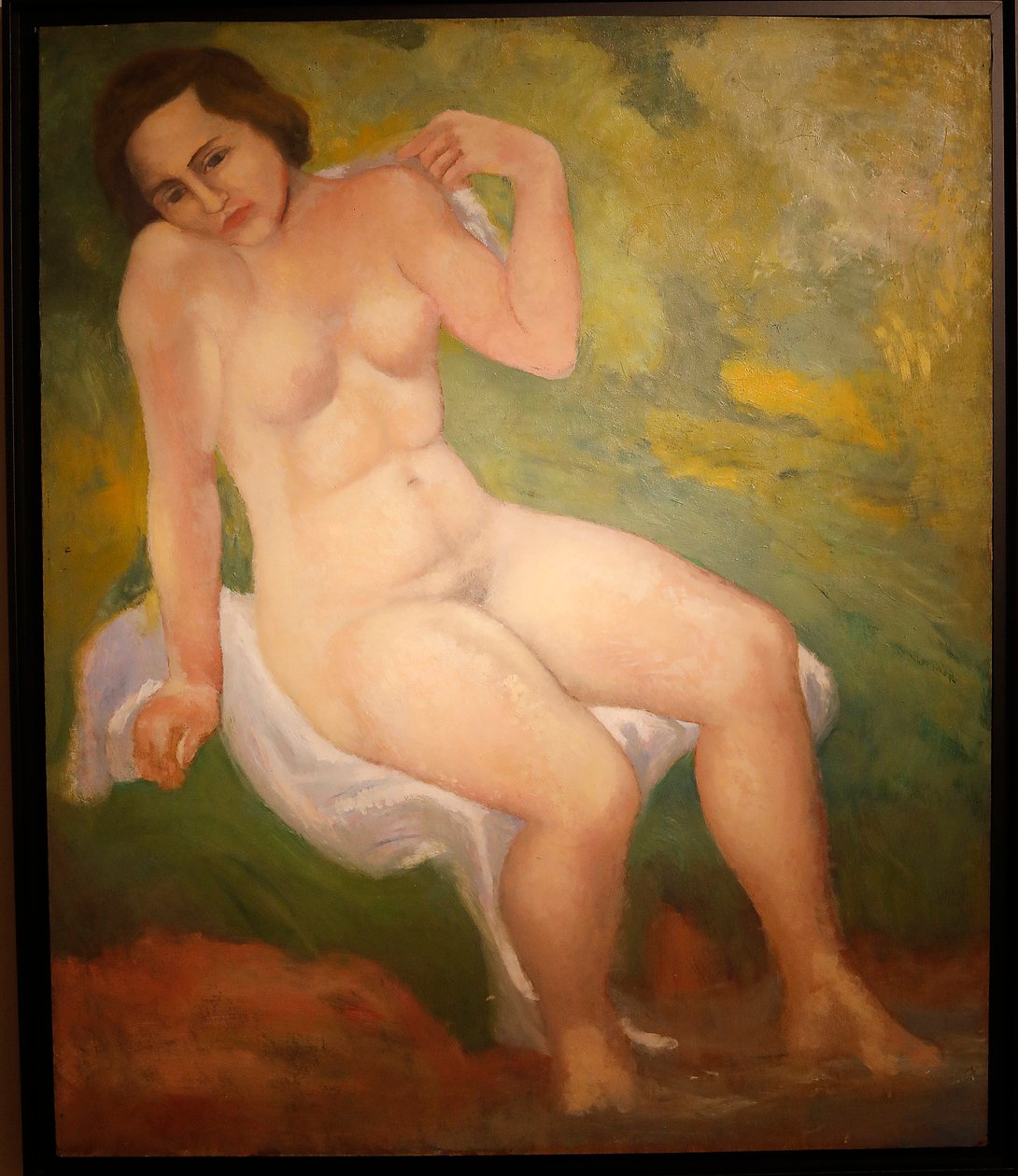 Marie, c.1930 (tahta üzerine yağlı boya) by Aristide Maillol