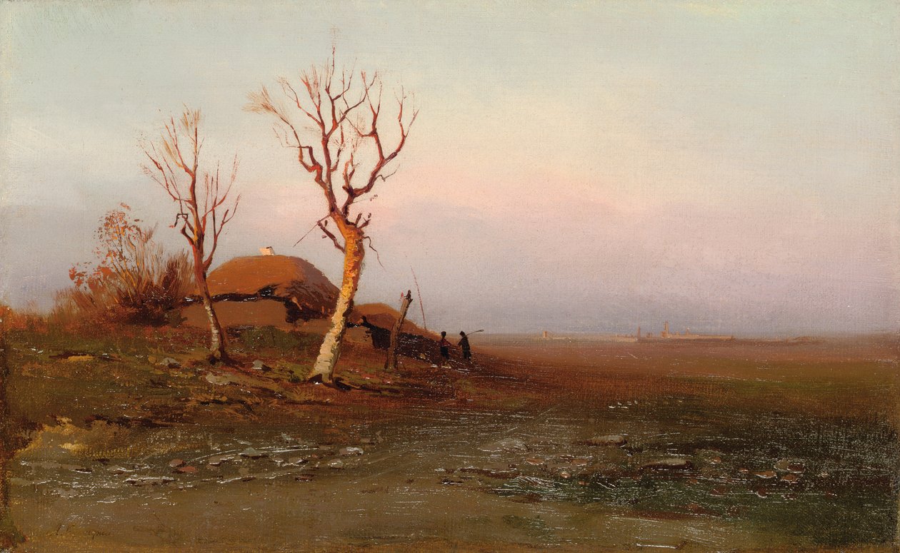 Akşamın erken vakti by Arkip Ivanovic Kuindzi
