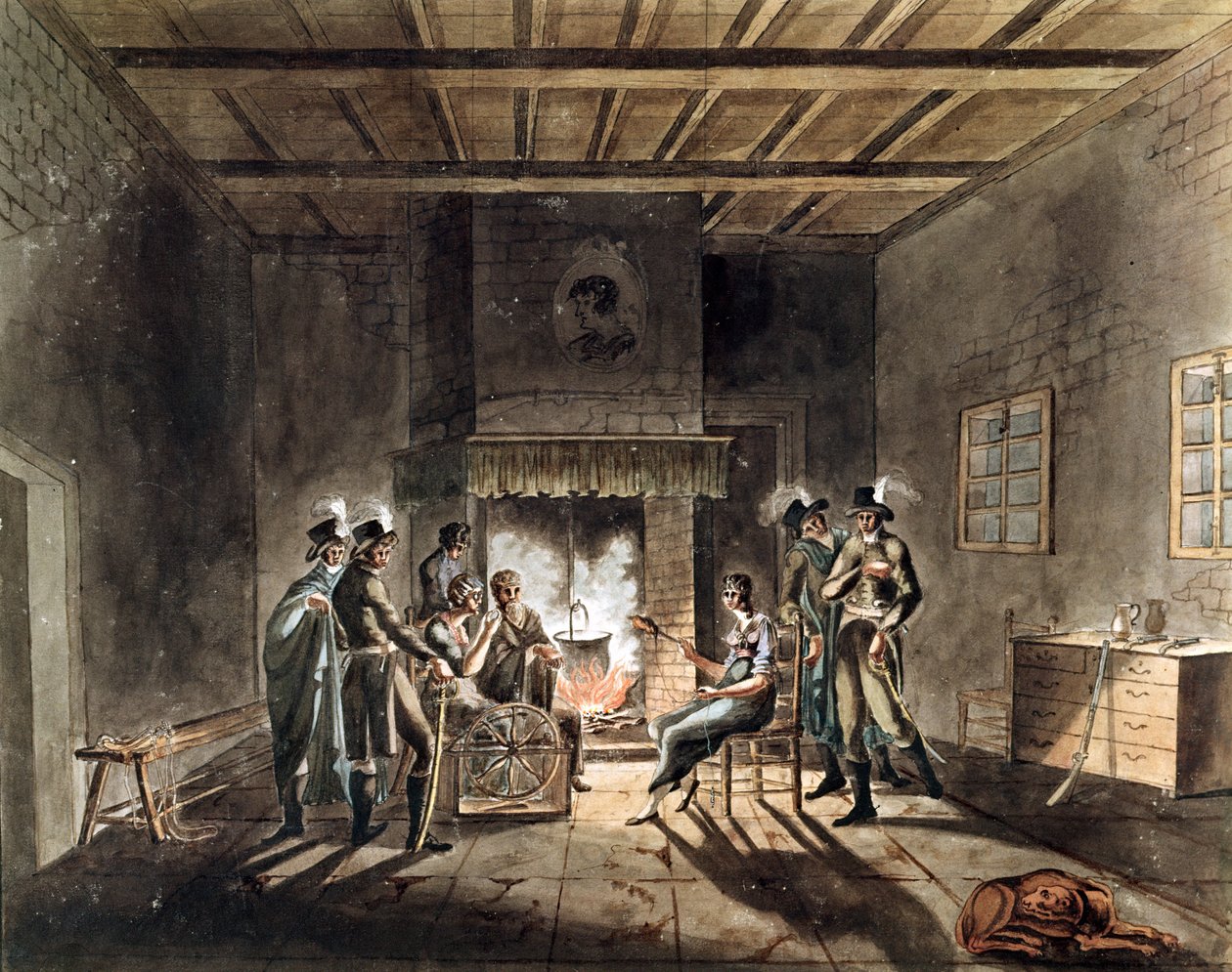 The Conspirators of the Cadoudal Affair, c.1804  by Armand de Polignac