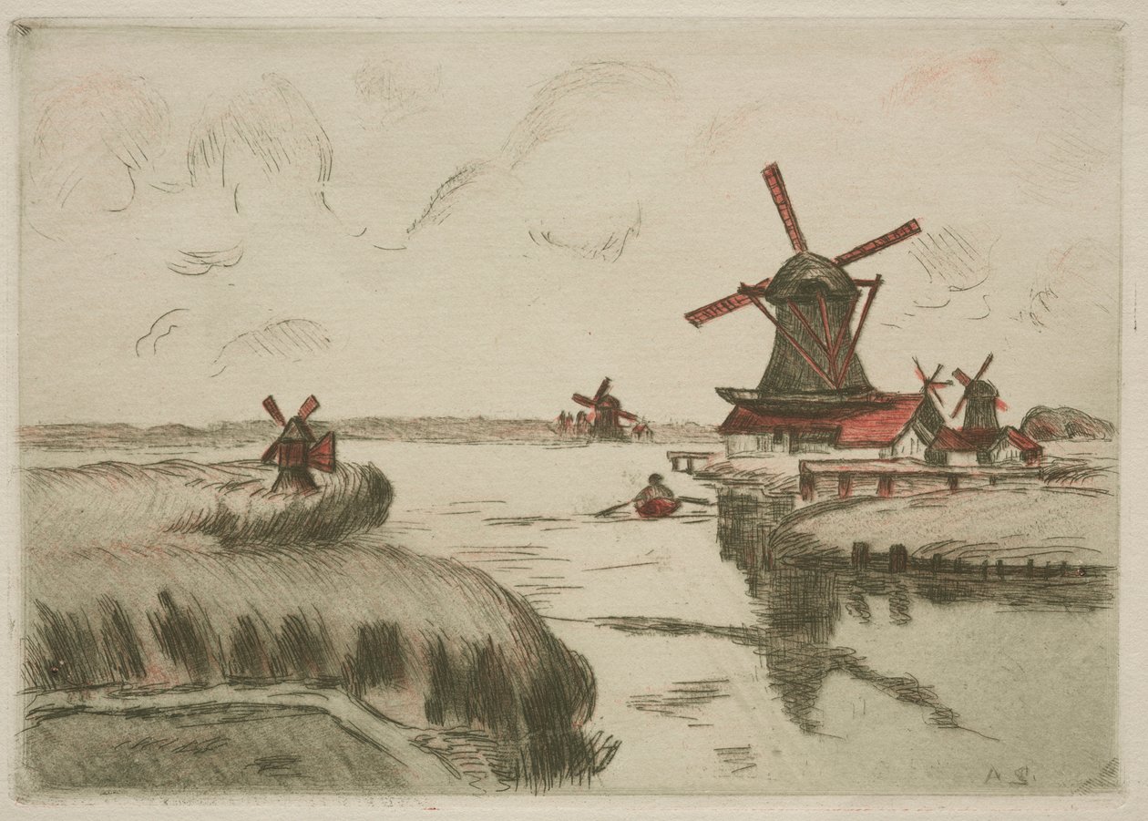 Saardam'dan görünüm by Armand Guillaumin
