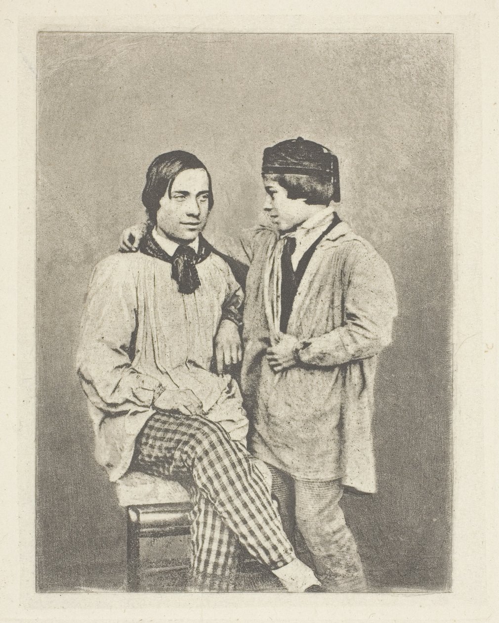 Köylü Baba ve Oğlu by Armand Hippolyte Louis Fizeau