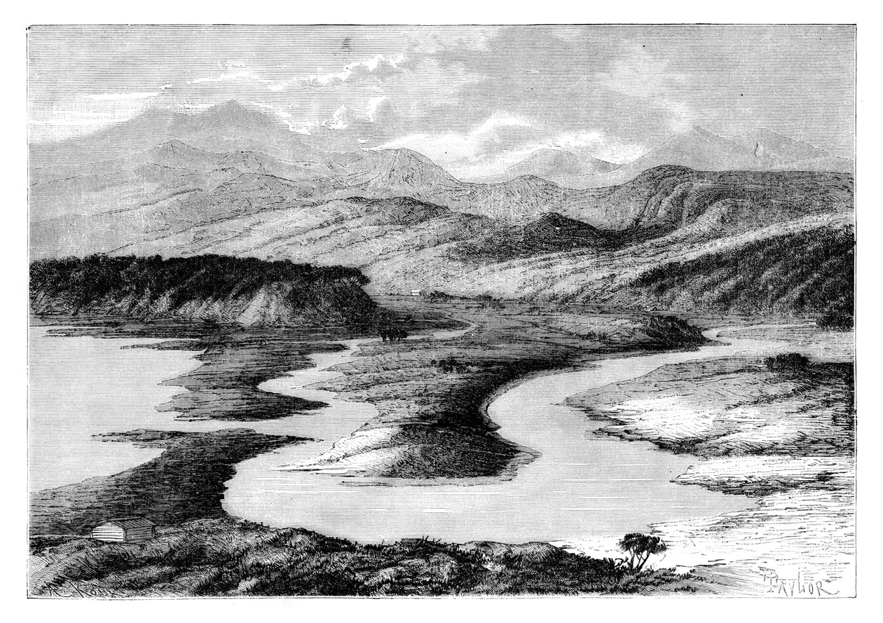 Dui Vadisi, Sahalin, Rusya, 1895. by Armand Kohl