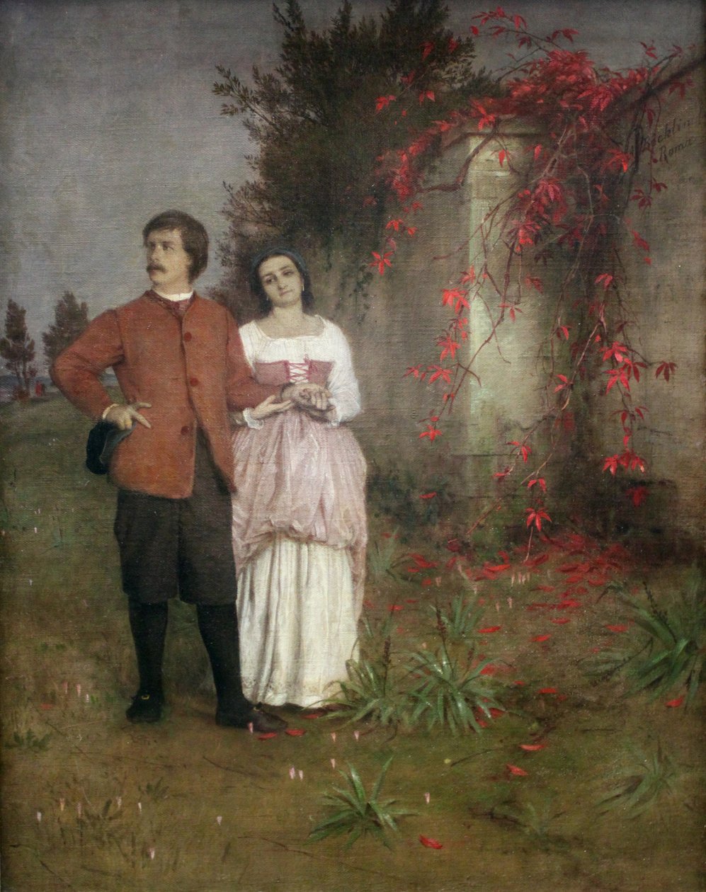 Sanatçı ve eşi by Arnold Böcklin