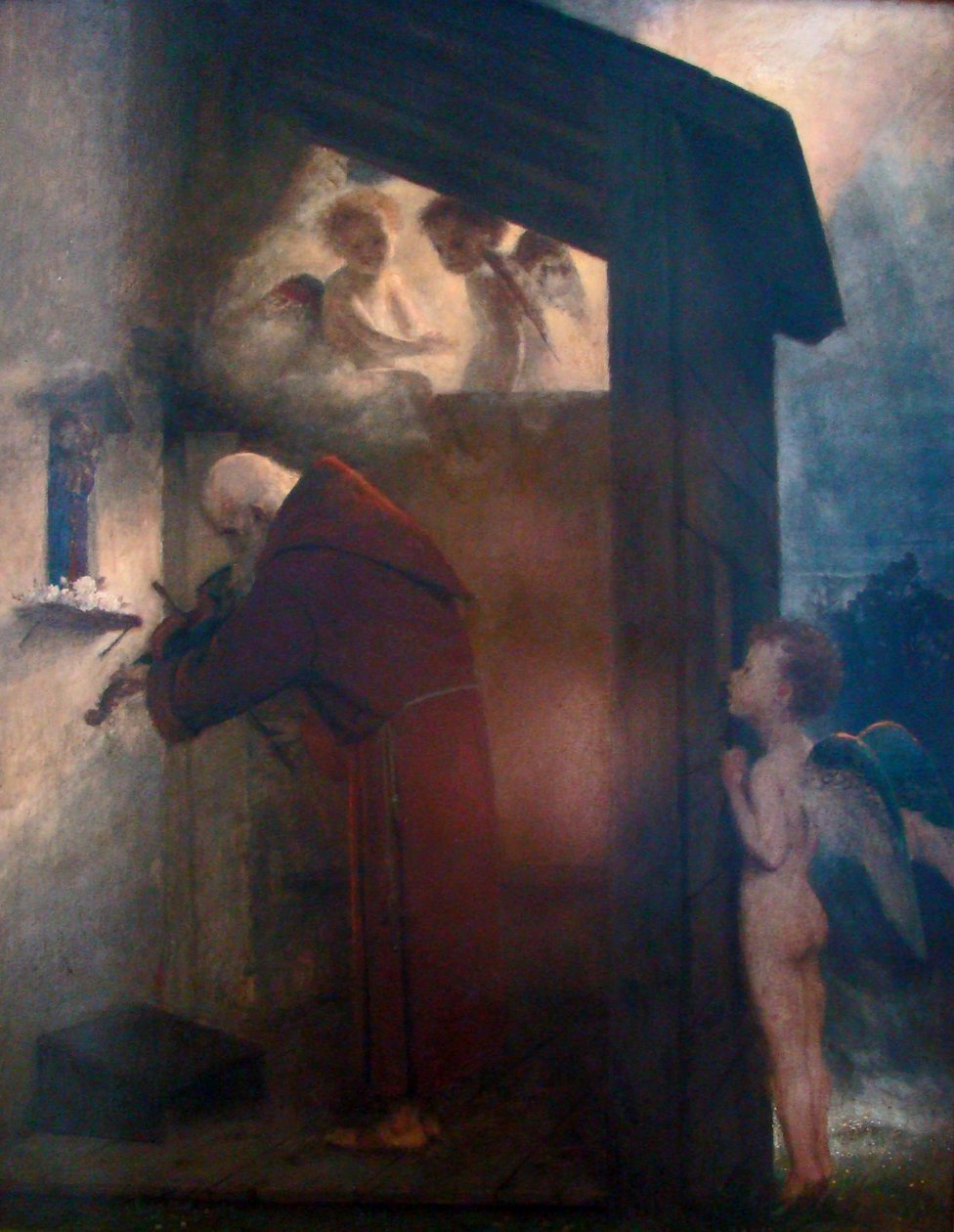 Einsiedler by Arnold Böcklin