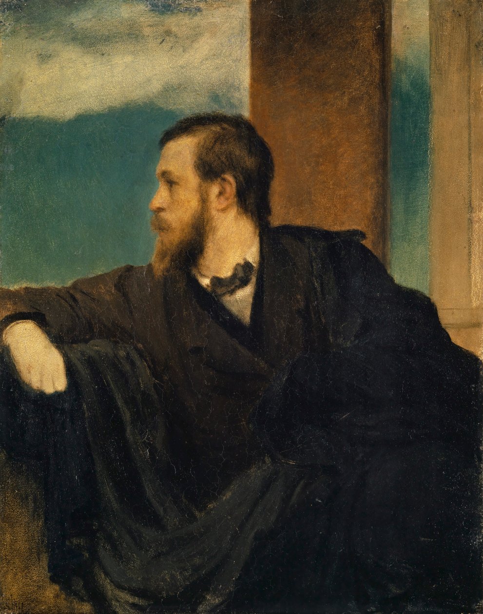 otoportre by Arnold Böcklin