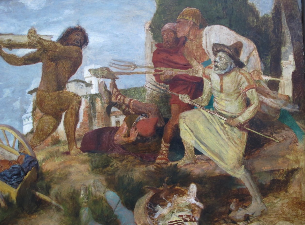 orlando öfkeli by Arnold Böcklin