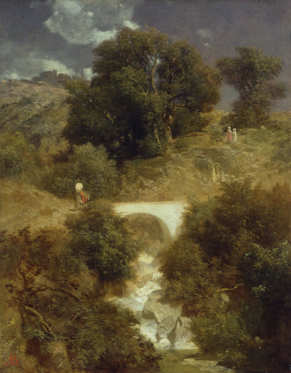 Köprülü Roma Manzarası, 1863 by Arnold Böcklin