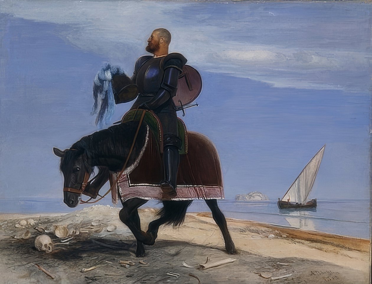 Maceracı. 1882 by Arnold Böcklin