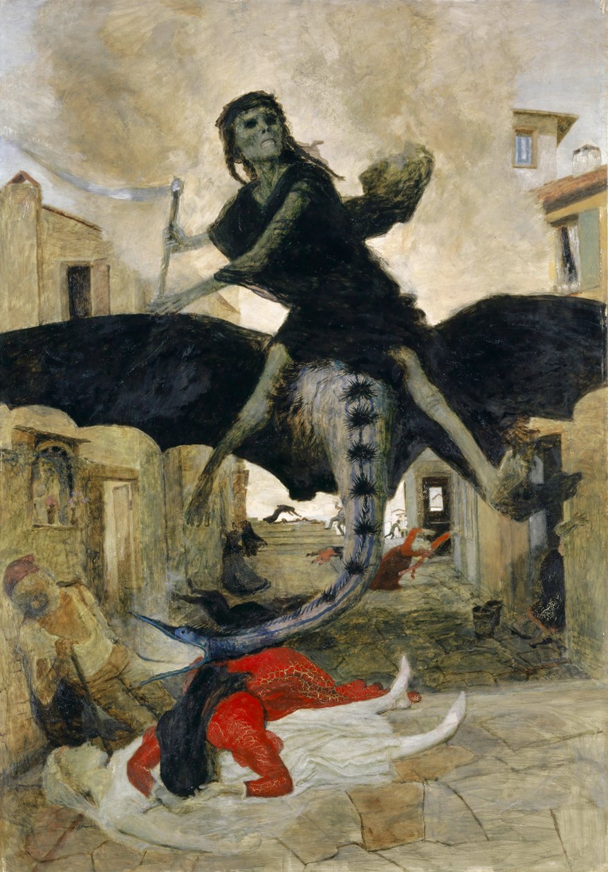 Veba, 1898. by Arnold Böcklin