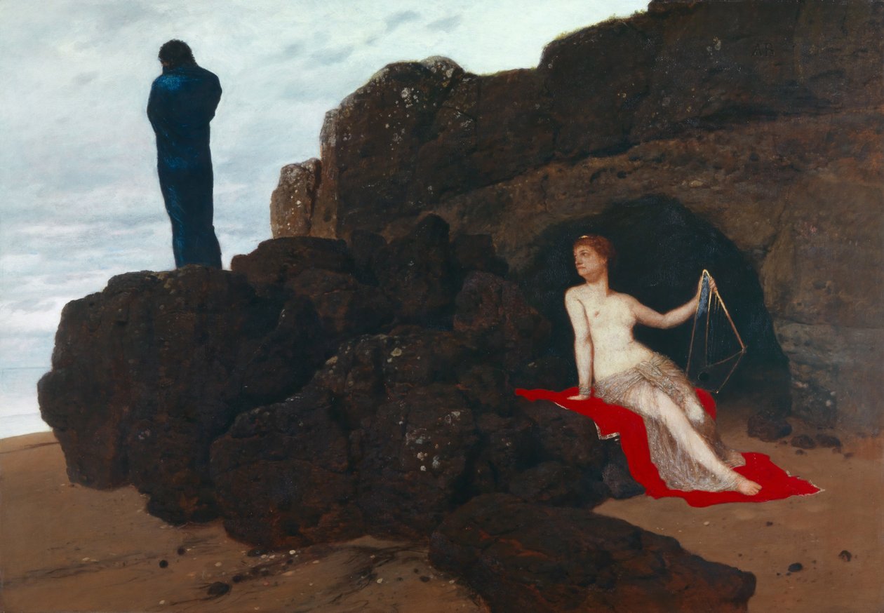 Ulysses ve Calypso, 1882. by Arnold Böcklin