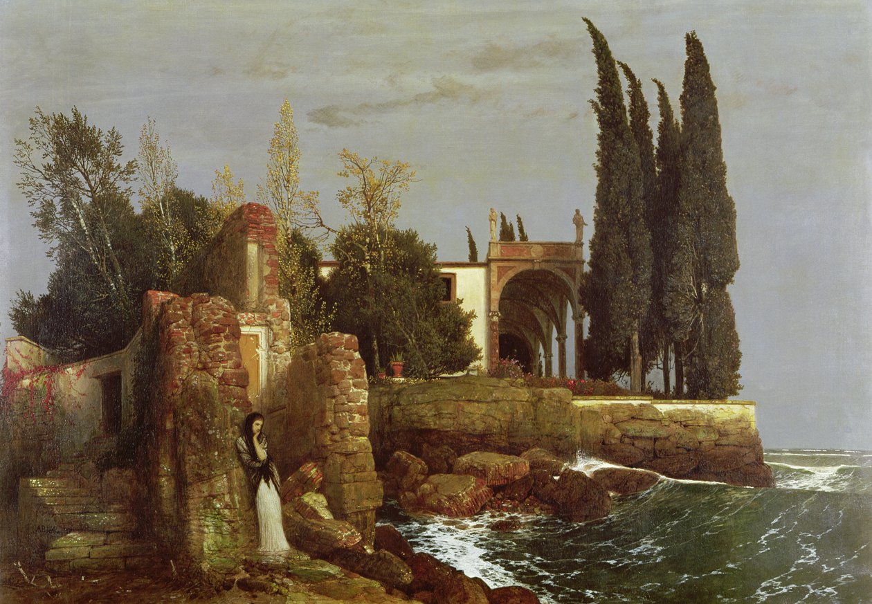 Denize sıfır villa by Arnold Böcklin