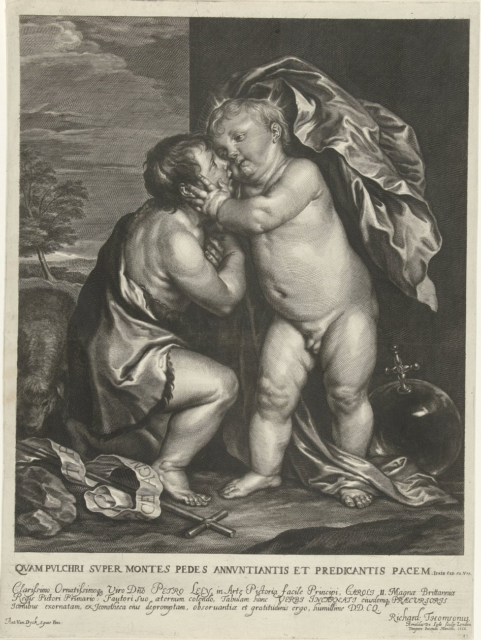 Christuskind ve Johannes de Doper by Arnold de Jode