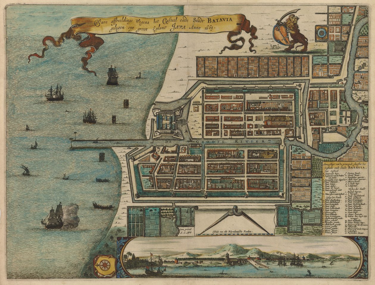 Waere tasvirleri Groot Eylant JAVA Anno 1669
