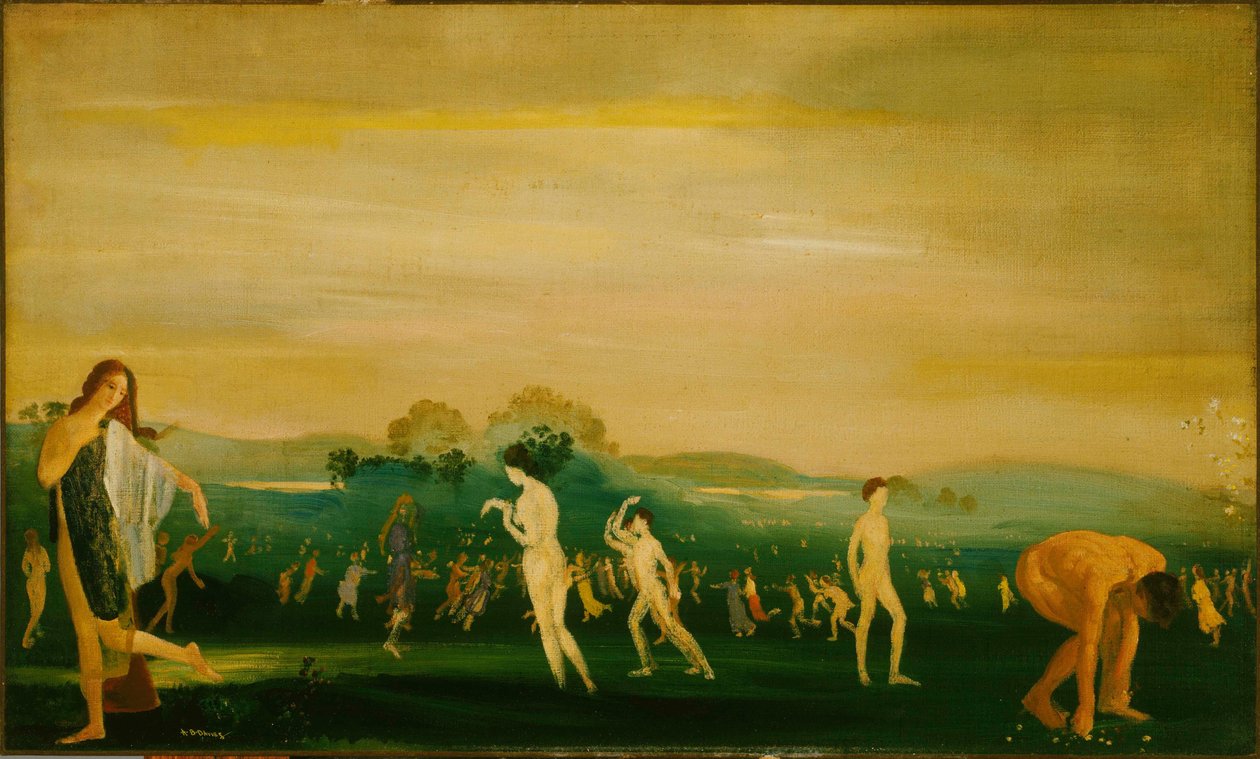 Elysian Fields  by Arthur Bowen Davies
