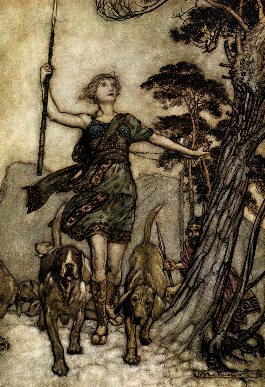 Bir yaz gecesi rüyası by Arthur Rackham
