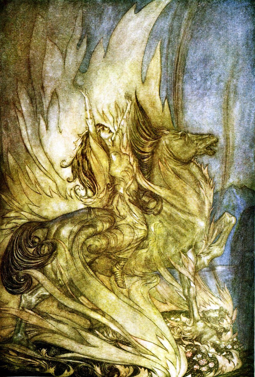 Tanrıların Alacakaranlığı Göttterdämmerung by Arthur Rackham