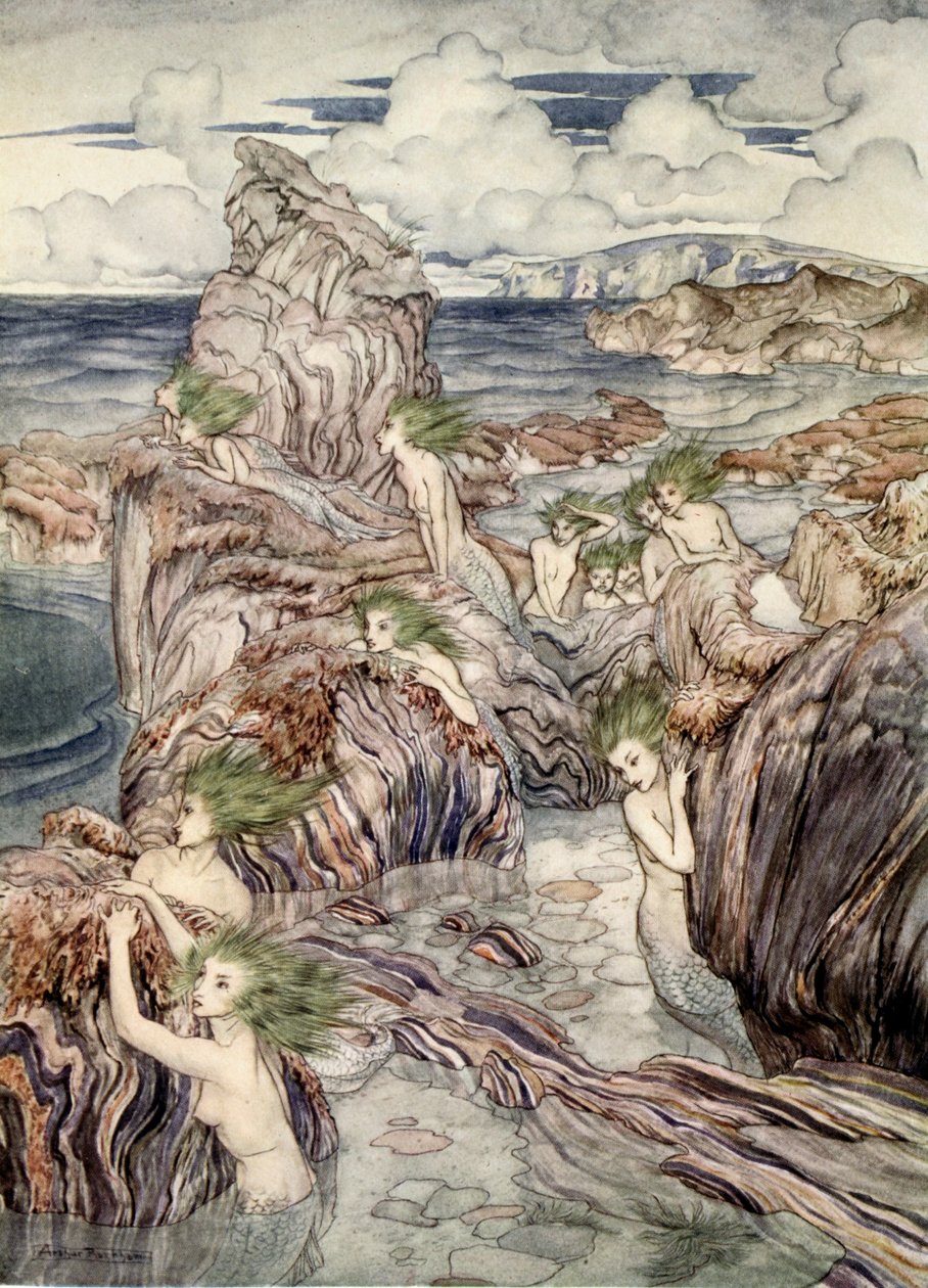 Deniz yeşili saçları var, Nathaniel Hawthorne