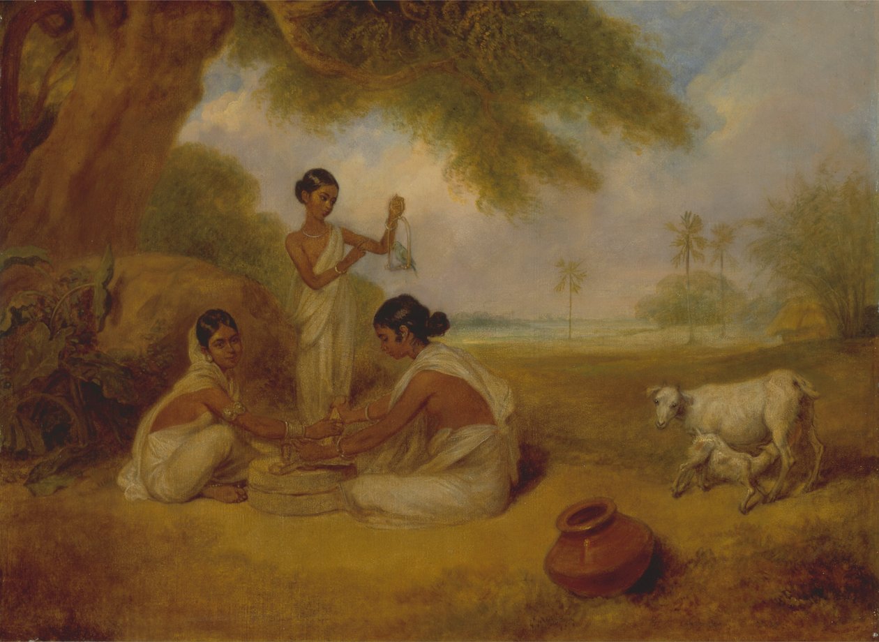 Mısır Öğütme by Arthur Devis