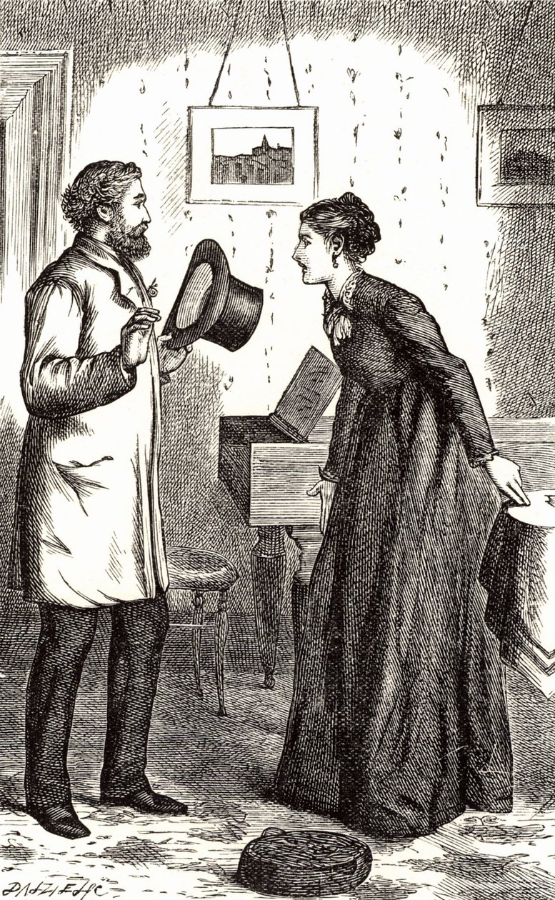 Wilkie Collins'in "Aytaşı" by Arthur Anderson Fraser