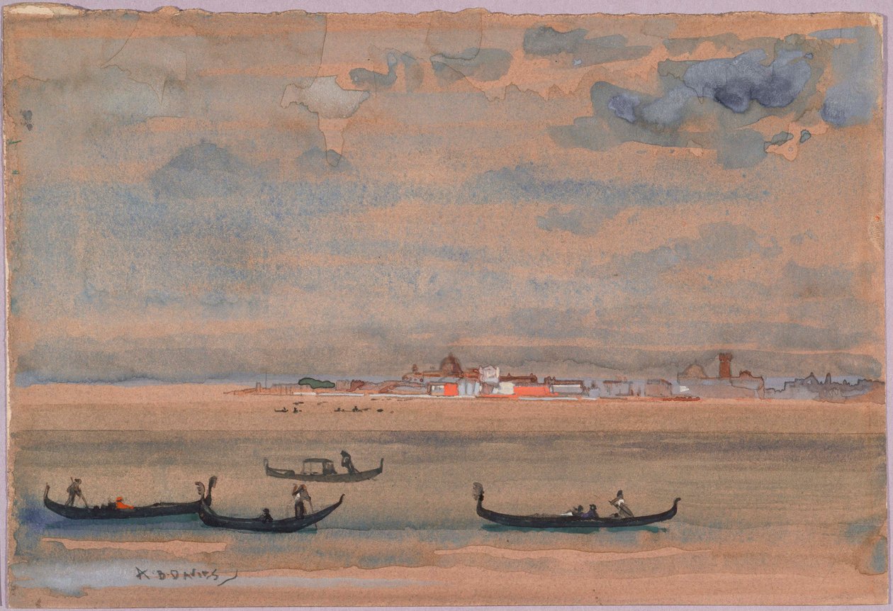 gondollar by Arthur Bowen Davies