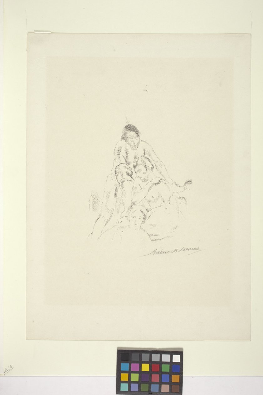 Piramit (litografi) by Arthur Bowen Davies