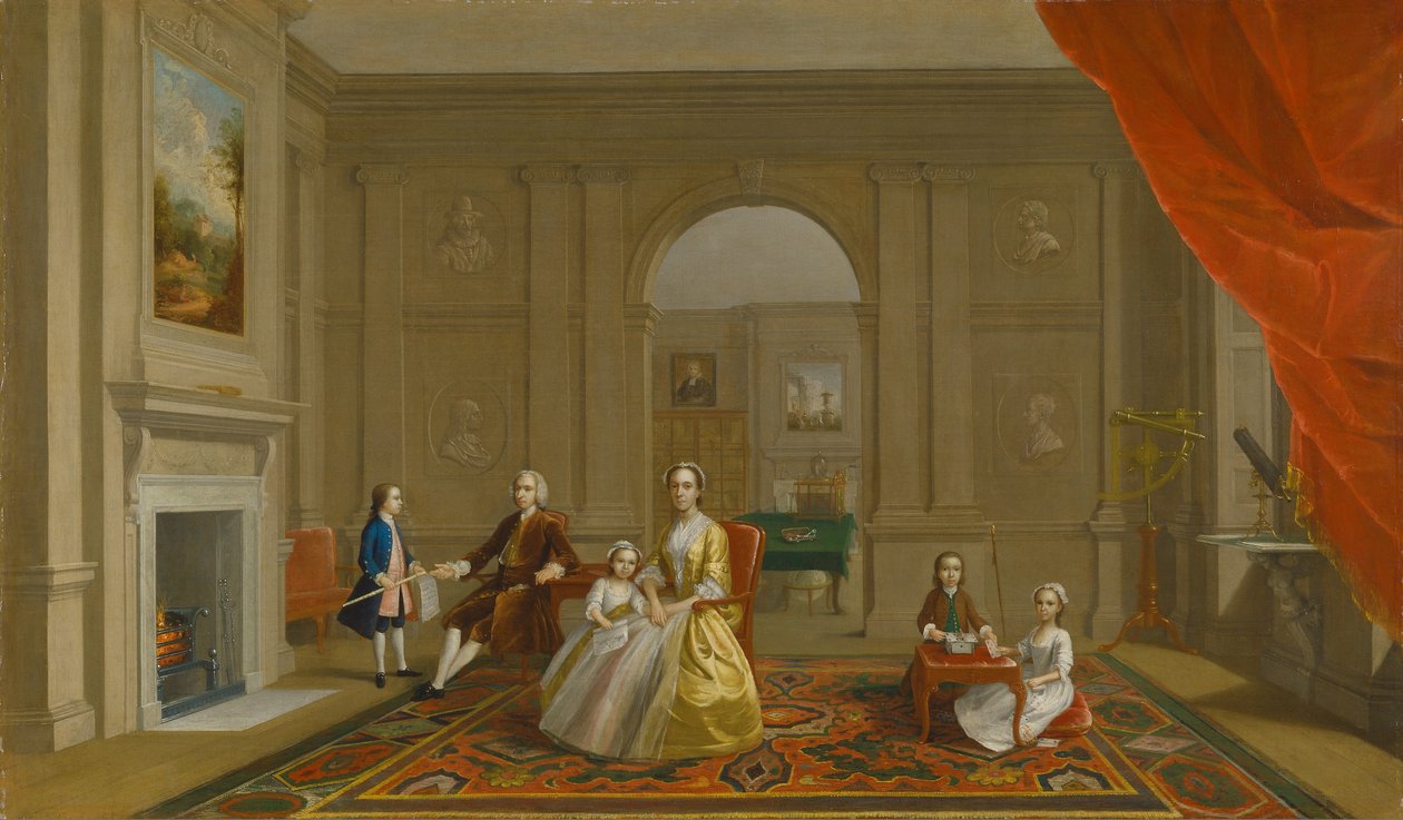 John Bacon Ailesi by Arthur Devis