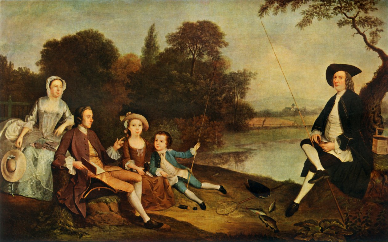 Swaine Ailesi, 1749, 1934. by Arthur Devis