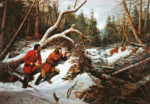 İlk kar by Arthur Fitzwilliam (after) Tait
