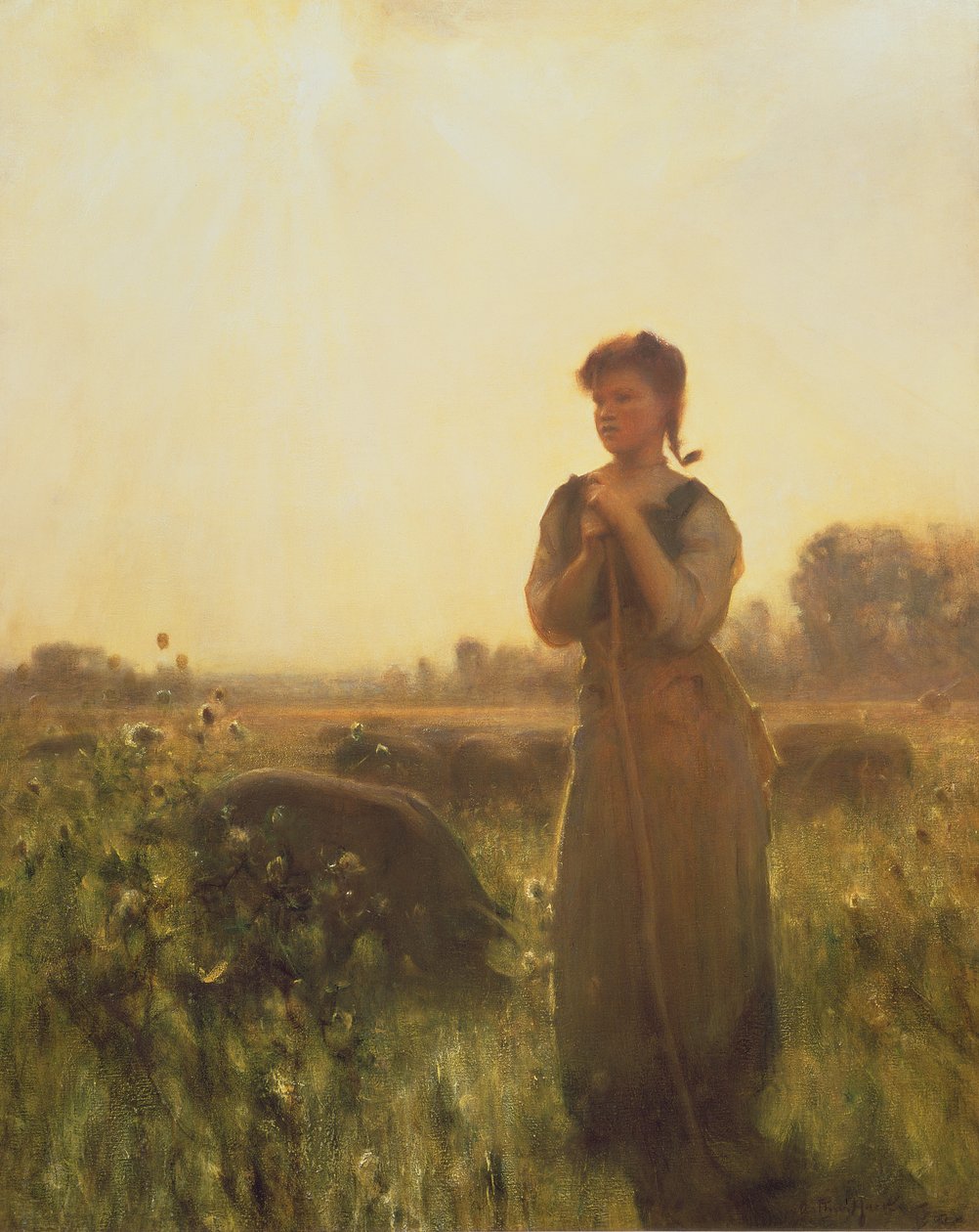 Çiftlik Kızı by Arthur Hacker