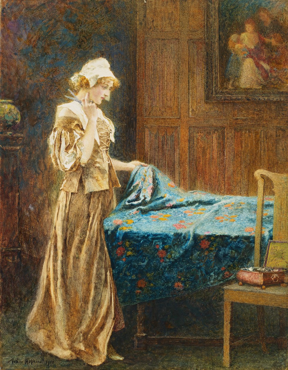 Bir Anlık Tereddüt, 1910 by Arthur Hopkins