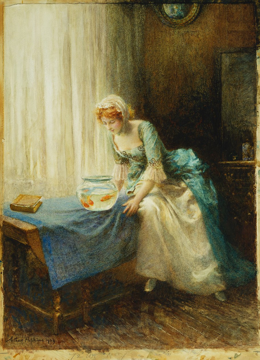 Japon balığı, 1909 by Arthur Hopkins