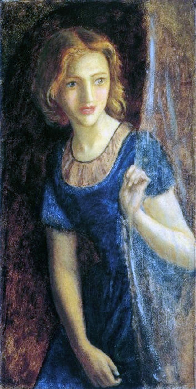 Penceredeki Mariana, 1865-67 by Arthur Hughes