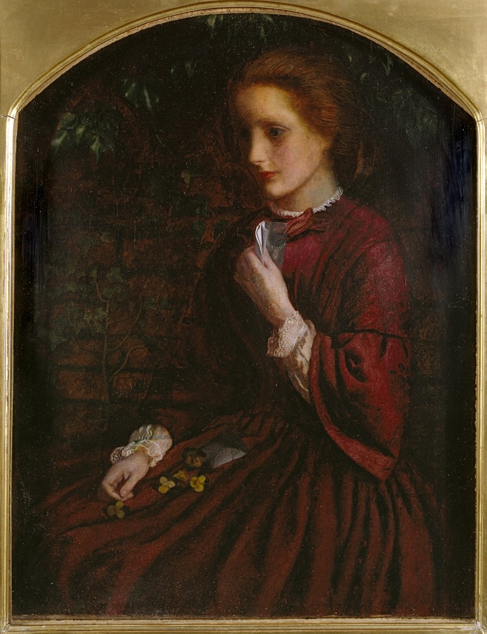 Hercai Menekşe, c.1860 by Arthur Hughes