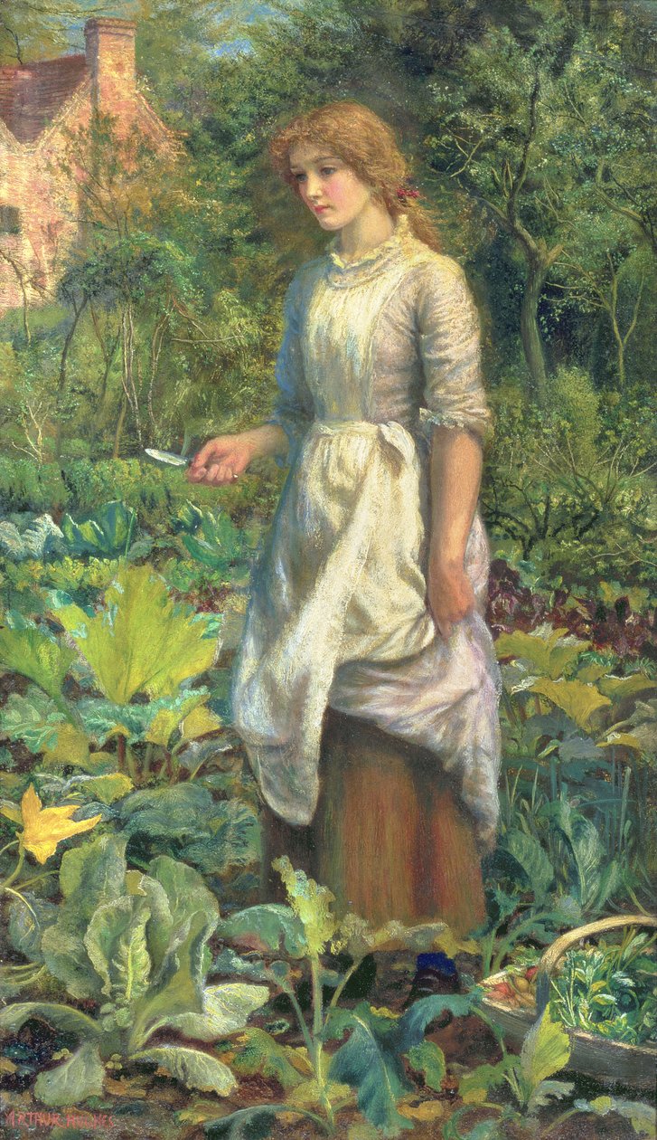 Phyllis, c.1887 by Arthur Hughes